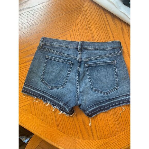 Banana Republic Women's Denim Frayed Hem Shorts - Picture 2 of 7